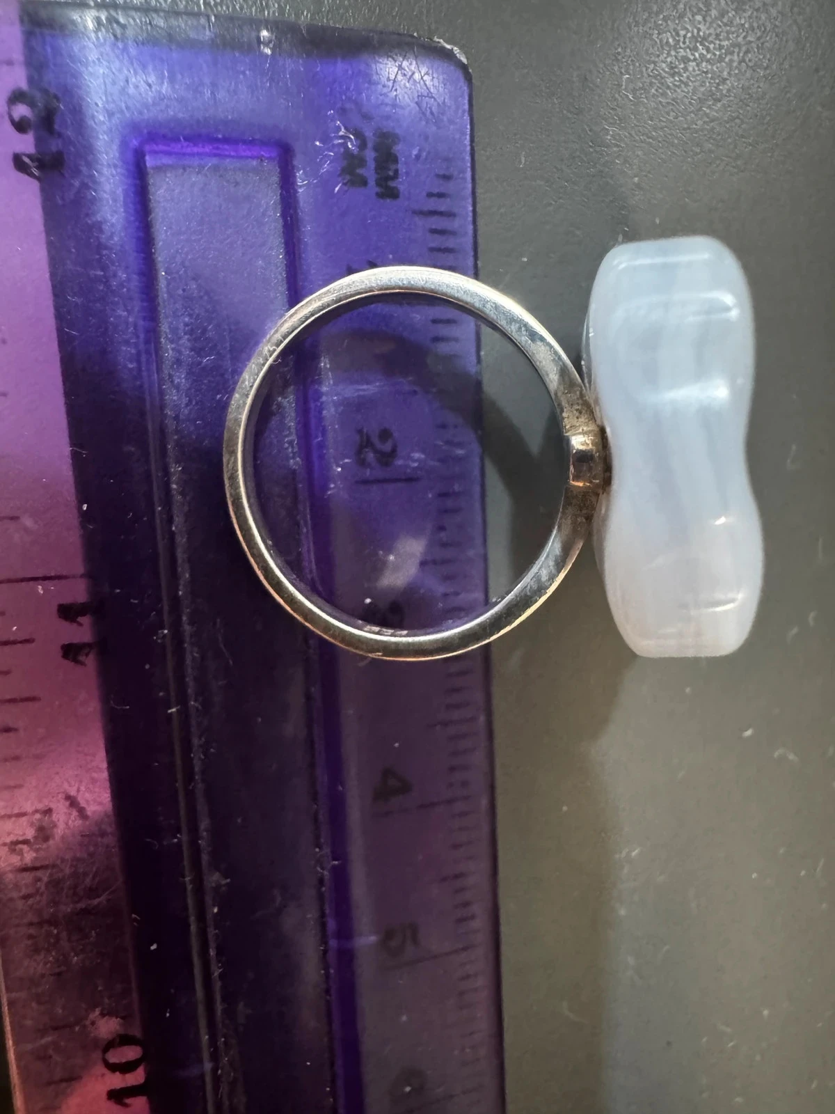 Anillo TOUS Plata de Ley y Calcedonia (Oso Mesh) – photo 4
